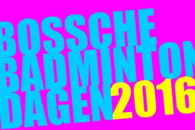 Aftrap Bossche Badmintondagen 2016 op dinsdag 2 februari in Maaspoort Den Bosch