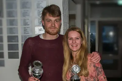 Rick Geers en Mandy Ipenburg kronen zich andermaal tot clubkampioen TFS'57