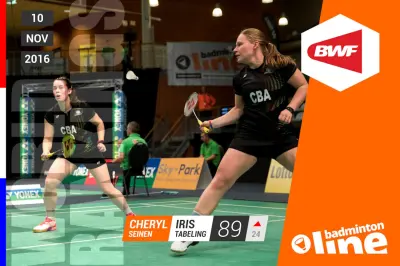 Wereldranglijst van donderdag 6 november 2016: Cheryl en Iris stormen top 100 binnen