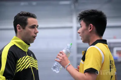 Almere bij kick-off Nederlandse Badminton Eredivisie 2018-2019 in Den Haag