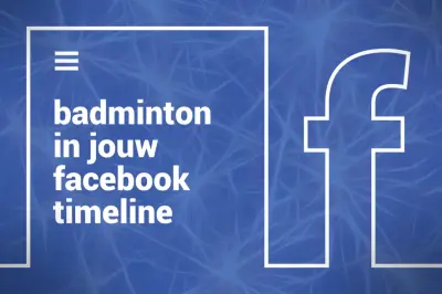 Wat je moet doen als je badmintonline.nl graag via Facebook leest