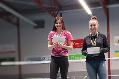 Denzell van Soerland en Fenna Laros winnen Junior Master in Almere