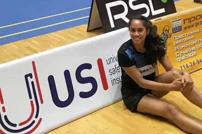 Topbadmintonner Gayle Mahulette op stoom bij Kharkiv International