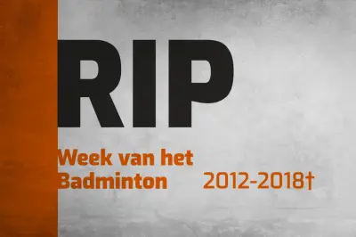 Ledenwerf-initiatief Week van het Badminton is verleden tijd
