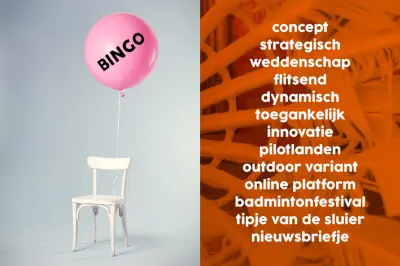 Badmintonteaser van Badminton Nederland: Badminton Festivals en buitenbadminton