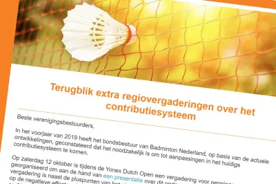 Verenigingen vragen zich af: wat doet Badminton Nederland voor ons?