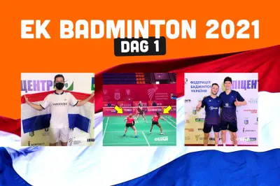 Driemaal winst op Koningsdag voor badmintonners in Kiev