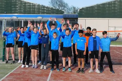Badmintontraining in Noord-Brabant tijdens corona