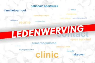 Hoe werkt dat? Ledenwerven voor een badmintonclub!?