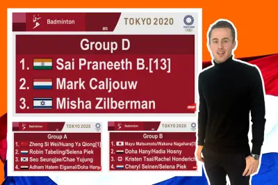 Loting TOKYO2020 badmintonners bekendgemaakt