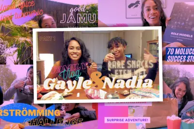 Gekke dingen eten met badmintonner Gayle Mahulette