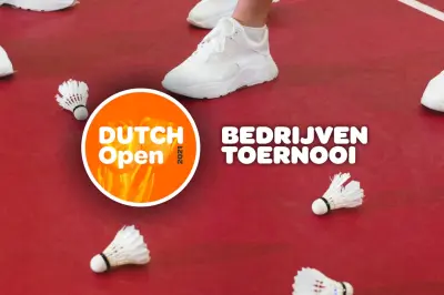 Bedrijventoernooi: samen met je collega de badmintonbaan op!