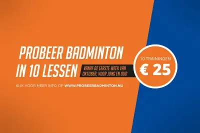 Wervingsactie ProbeerBadminton van start