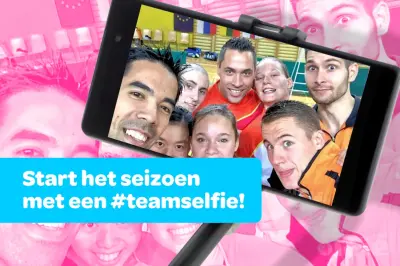 Start het nieuwe badmintonseizoen met een #teamselfie!