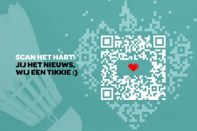 Supporters van badmintonline.nl: bedankt voor jullie steun!