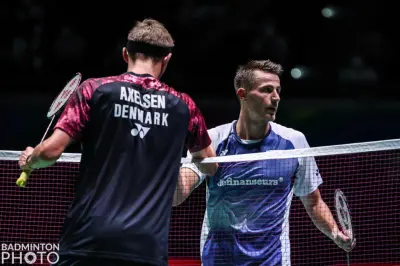 Mark Caljouw verliest van Olympisch kampioen Viktor Axelsen