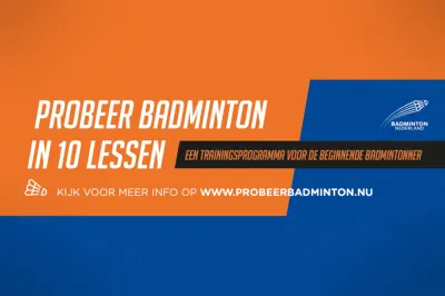 Wervingsactie ProbeerBadminton.nu 2022 van start