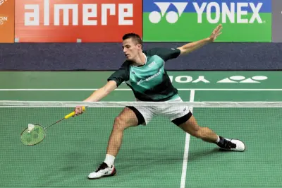 First seed Mark Caljouw naar achtste finale op Yonex Dutch Open 2022
