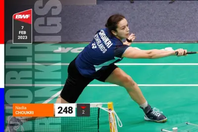 Wereldranglijst Badminton op 7 februari 2023: troonopvolger Nadia Choukri richting top 200