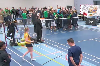 DKC en Duinwijck spelen finale landskampioenschap Nederlandse Badminton Eredivisie in Den Bosch