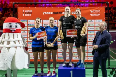 Duo Debora Jille en Cheryl Seinen prolongeert titel vrouwendubbel op Yonex Dutch Open 2023
