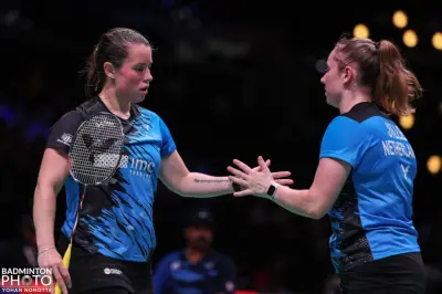 Tweede ronde eindstation voor Debora Jille en Cheryl Seinen op WK Badminton 2023