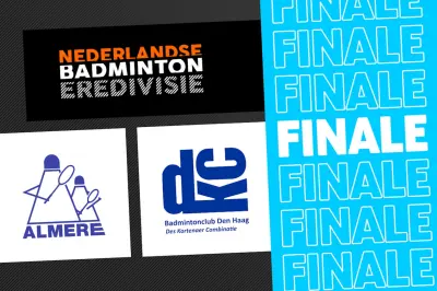 Finale Nederlandse Badminton Eredivisie op 23 maart in Maaspoort Den Bosch