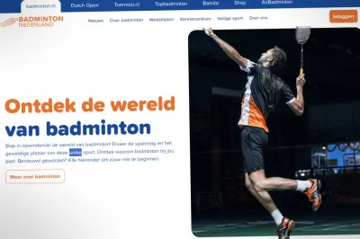 Nieuwe website Badminton Nederland