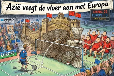Azië veegt de vloer aan met Europa tijdens Yonex Dutch Junior International 2026