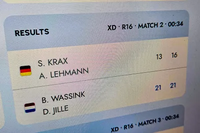 Mixduo Debora Jille / Brian Wassink naar kwartfinale EK Badminton 2026 in Huelva