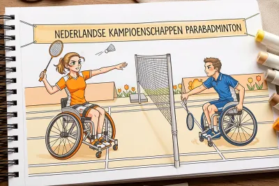 Nieuwe indeling, nieuwe sterren: het NK Parabadminton 2026 in Veenendaal