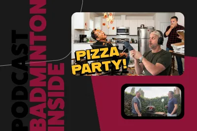 BadmintonInside: een kijkje in de pizzakeuken van een Nederlandse badminton podcast