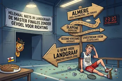 Helemaal niets in Landgraaf: de Master Finales zonder gevoel voor richting